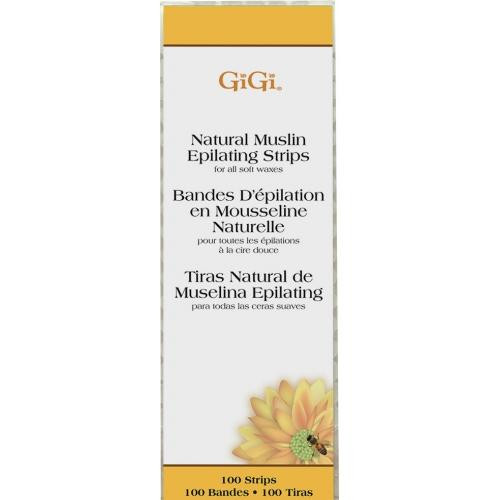 GiGi Muslin Strips Petite 1.75 x 4.5" 100/PK (Natural)