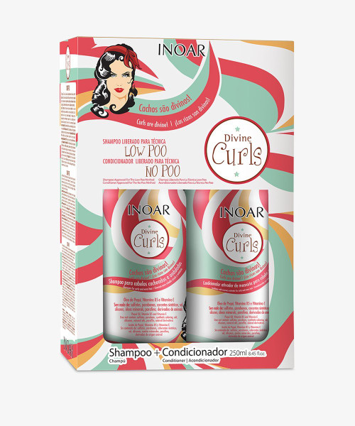 Inoar Divine Curls Duo Kit Shampoo + Conditioner