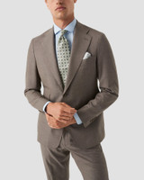 ETON-BLUE SEMI SOLID 4 WAY STRETCH SHIRT