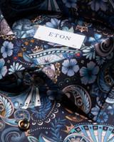 ETON -Motif Signature Twill Shirt ETON -Motif Signature Twill Shirt