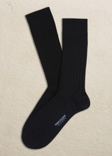 MARCOLIANI-4001 Essence of Cotton Soft Ribbed Socks