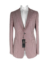 AE -CERRUTI 1881 JACKET -RED MINI CHECK