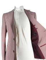 AE -CERRUTI 1881 JACKET -RED MINI CHECK