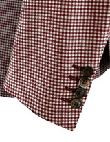 AE -CERRUTI 1881 JACKET -RED MINI CHECK