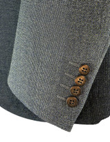AE -JACKET REDA OPEN WEAVE LEIGHTWEIGH TWEED BLUE/GREEN