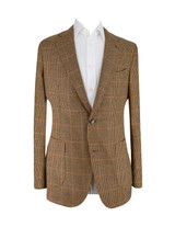 AE -TALLIA DI DELFINO SMALL BROWN HOUNDSTOOTH JACKET