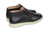 ARMIN OEHLER -MILAN HIGH TOP -BLACK LEATHER
