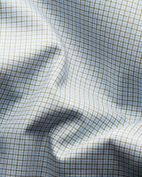 ETON-LIGHT GREEN HOUNDSTOOTH FINE TWILL SHIRT