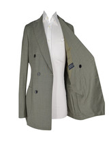 AE-REDA DOUBLE BREAST L.GREEN PEAK LAPEL SUIT