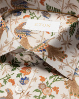 ETON - ELEVATED WHITE PEACOCK FINE TWILL SHIRT