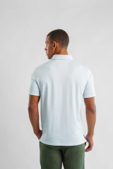 STONE ROSE -APEX - WHITE/SILVER BIRDSEYE POLO