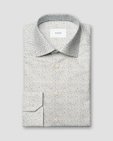 ETON - GEOMETRIC SIG.TWILL BLUE / GREY SHIRT