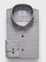 EB -MODERN 4 FLEX STRETCH KNIT SHIRT-L. GREY