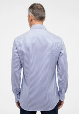 ETERNA-LUXURY SHIRT W/ BENGAL BLUE STRIPE ETERNA-LUXURY SHIRT W/ BENGAL BLUE STRIPE