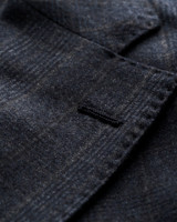 ETON - WOOL CHECK SOFT JACKET -CHECK NAVY ETON - WOOL CHECK SOFT JACKET -CHECK NAVY