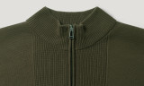 BELSTAFF - COMMANDER QTR ZIP JUMPER -TRUE OLIVE BELSTAFF - COMMANDER QTR ZIP JUMPER -TRUE OLIVE