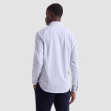 BUGATCHI-JAMES LEAF PRINT OoohCotton® SHIRT-PLATINUM BUGATCHI-JAMES LEAF PRINT OoohCotton® SHIRT-PLATINUM