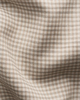 ETON -MICRO CHECK SIG.FLANNEL SHIRT-BEIGE ETON -MICRO CHECK SIG.FLANNEL SHIRT-BEIGE