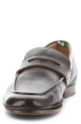 AMBITIOUS - PENNY LOAFER IN SOFT LEATHER-TD MORO