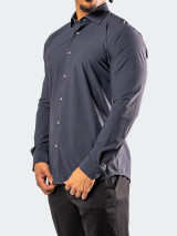 MACEOO-FIBONACO STRETCH SHIRT-D.GREY MACEOO-FIBONACO STRETCH SHIRT-D.GREY