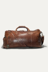 WILL - LEATHER ATTICUS SHOE DUFFLE -COGNAC BROWN