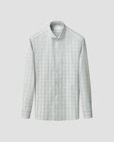 ETON -PLAID BREEZE POPLIN SHIRT - MID GREEN