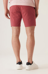 DEKE -GALAXY BERMUDA IN ULTRA 4X STRETCH TWILL -NANTUCKET RED