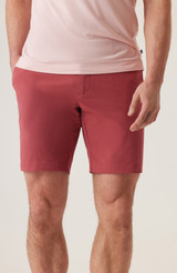 DEKE -GALAXY BERMUDA IN ULTRA 4X STRETCH TWILL -NANTUCKET RED