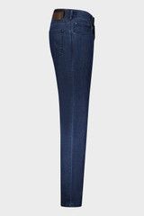 GARDEUR -TRAMA LUX. COTTON CASHMERE DENIM JEANS- DARK RINSE USED