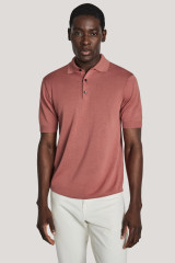 JACK VICTOR - D.CORAL TUPPER S/S KNIT POLO