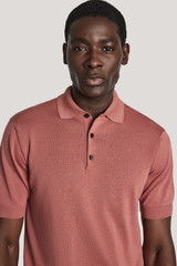 JACK VICTOR - D.CORAL TUPPER S/S KNIT POLO