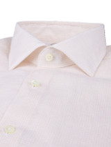 STENSTROMS - CHECKED LINEN / LYOCELL SHIRT -CHAMPAGNE