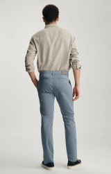 MAVI-MILTON LINEN CITY SMART CHINO PANTS -STEEL