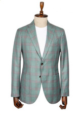 AE- VITALE BARBERIS CANONICO SEAFOAM GREEN/ PINK JACKET