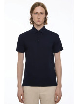 LORENZONI -S/S COOL COTTON POLO- BLACK