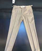 PT TORINO -FINE CAVALLERY STRETCH TWILL TROUSER W/ SIDE ADJUSTERS- TAUPE