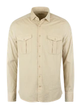 STENSTROMS-CORDUROY SHIRT -LIGHT BEIGE
