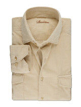 STENSTROMS-CORDUROY SHIRT -LIGHT BEIGE