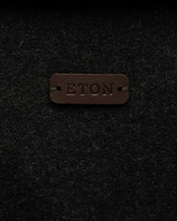 ETON - WOOL HARRINGTON FULL ZIP JACKET -BLACK