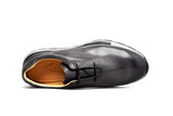 AE -THE LUCA LEATHER DRESS SNEAKER | DRK GRAY