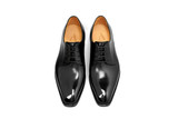 AE -THE NOBLE PLAIN TOE DERBY LEATHER SHOE | BLACK