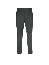 ALBERTO - MIKO FLANNEL GREY HERRINGBONE PANT