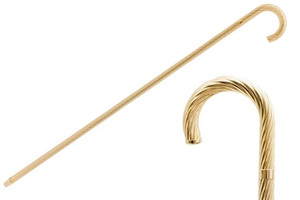PASOTTI - Brass Walking Cane Luxury
