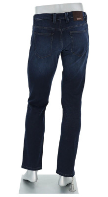 ALBERTO - PIPE SOFT HAND FX VINTAGE DENIM - NAVY