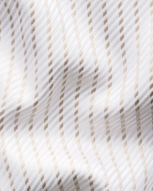 ETON - STRIPED KING TWILL SHIRT -BEIGE ETON - STRIPED KING TWILL SHIRT -BEIGE