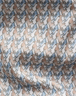 ETON - MICRO MOTIF PRINT SHIRT