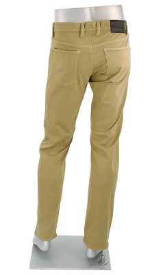 ALBERTO PANTS-PIPE SUPER STRETCH-DENIM-BEIGE