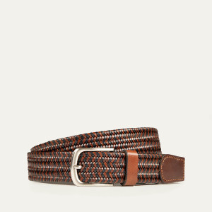 WILL - STRETCH BELT -BROWN/BLACK