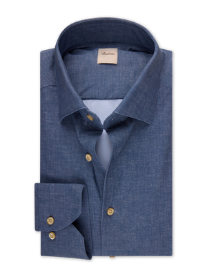 STENSTROMS -INDIGO BLUE ACTIVE STRETCH SHIRT