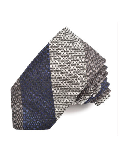 TEXTURED THICK BAR HEATHER TONE STRIPE-G/N/L
